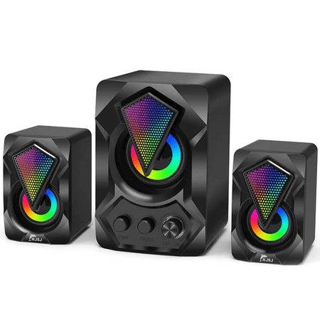 Parlantes con Subwoofer Gamer para PC Laptop y Teléfono