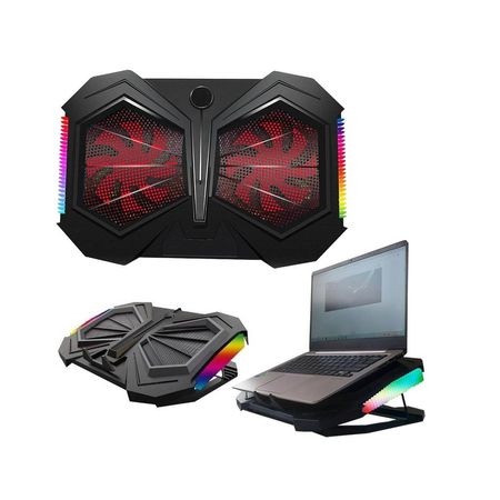 Cooler Base para Laptop con Luces RGB