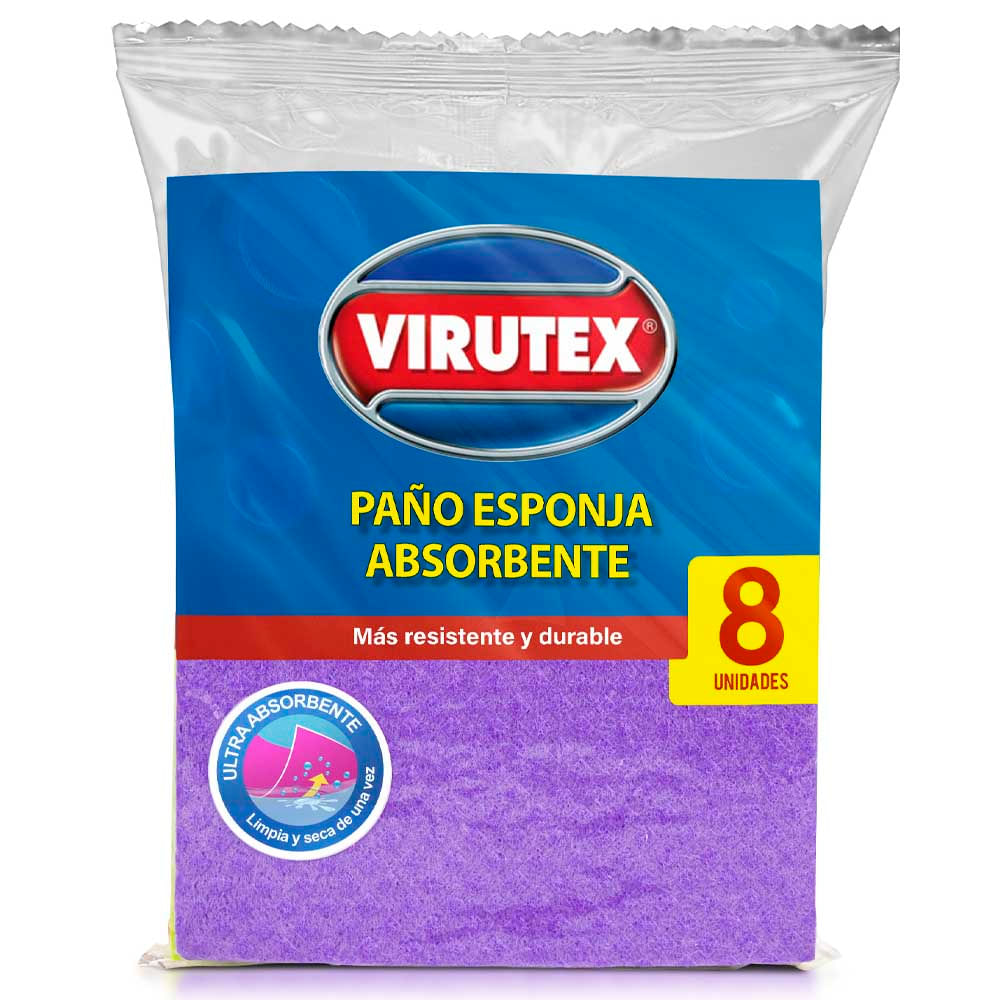 Paño Esponja Absorbente VIRUTEX 8 U