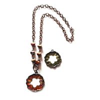 Collar Cadena con Dije de Cobre Marialu Creaciones