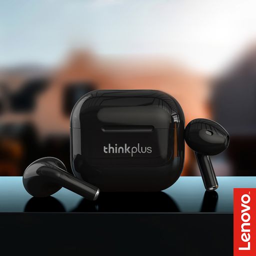 Lenovo-auriculares inalámbricos LP40, dispositivo de audio TWS, con Control  táctil, HD, resistente al agua