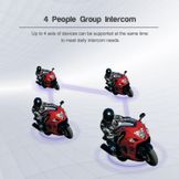  EJEAS V4Plus - Casco de motocicleta con