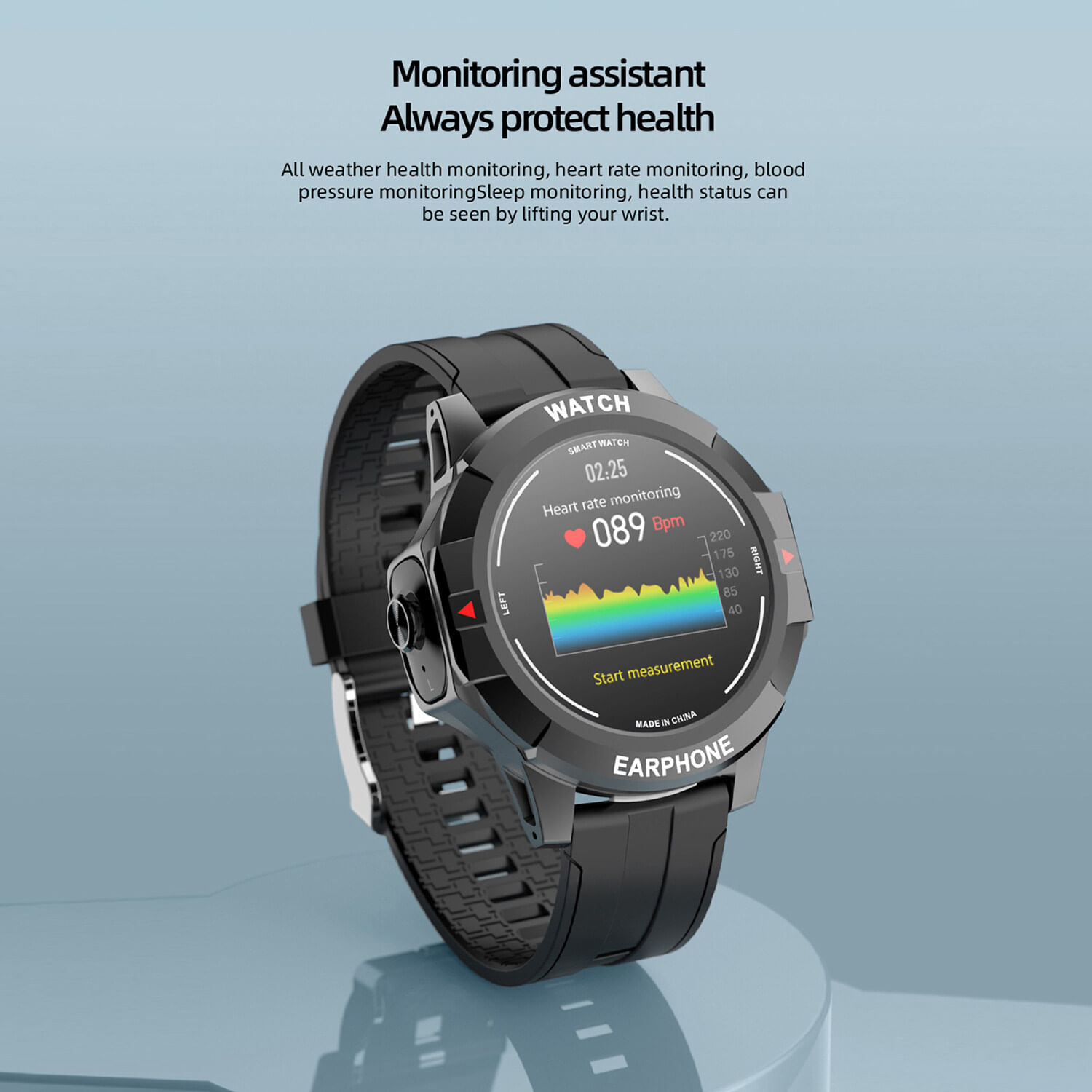 Reloj Inteligente 2 En 1 Con Auriculares Inalámbricos Bt N15