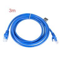 Cable Internet Red 3m Adaptador Rj45 CAT6 Ethernet UTP LAN BLUE Testeado