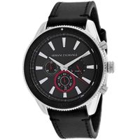 Reloj Armani Exchange Enzo AX1817 Fecha Cronómetro Correa de Cuero Negro