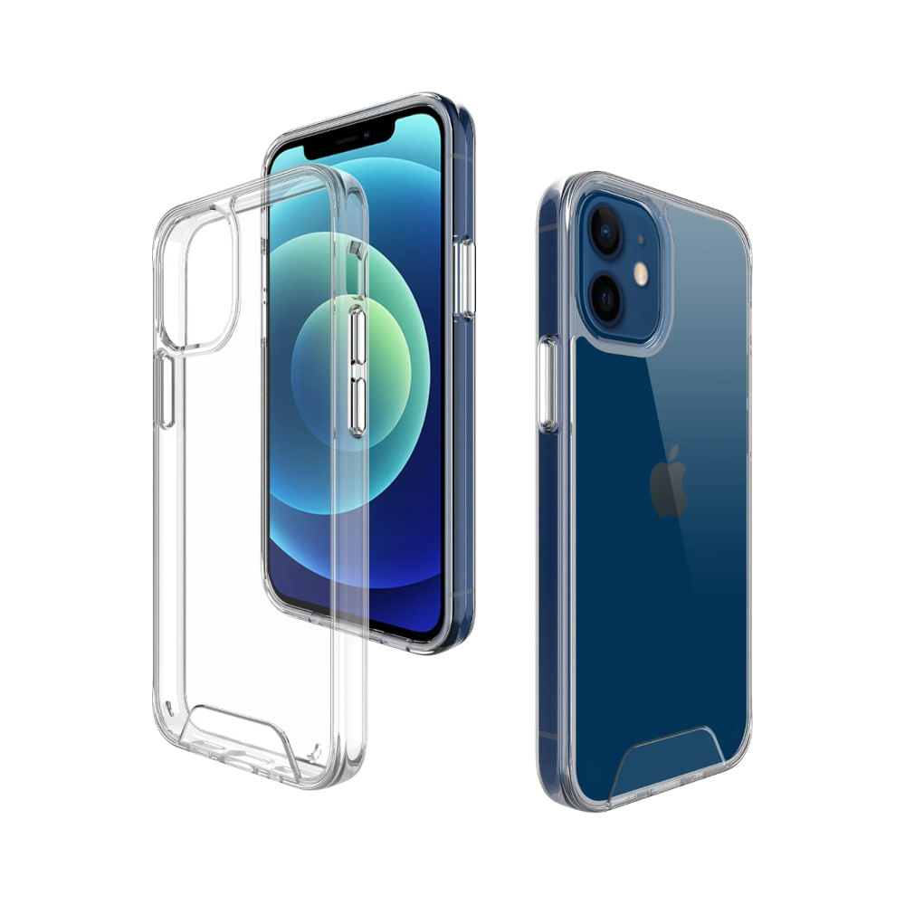 Case Transparente Space Compatible con iPhone 12