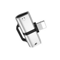 Adaptador Conector LS20 Lightning a Doble Lightning (Cargador-Audio)