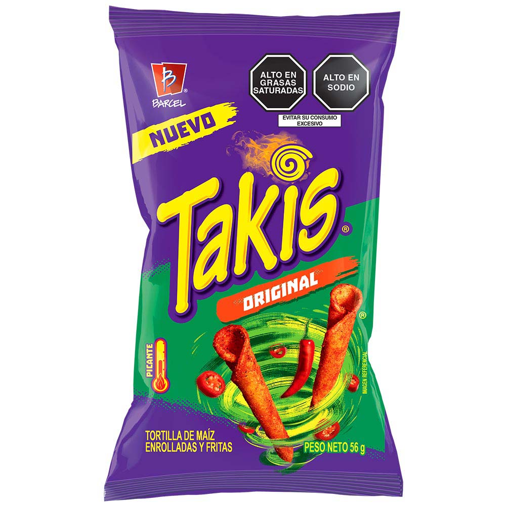 Tortillas de Maíz TAKIS Original Bolsa 56g plazaVea Supermercado