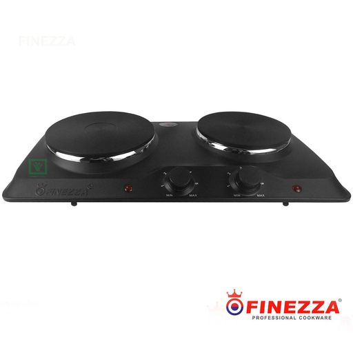 Cocina Eléctrica Finezza 2 Hornillas Acero 2250w. - ECOMARKPERU