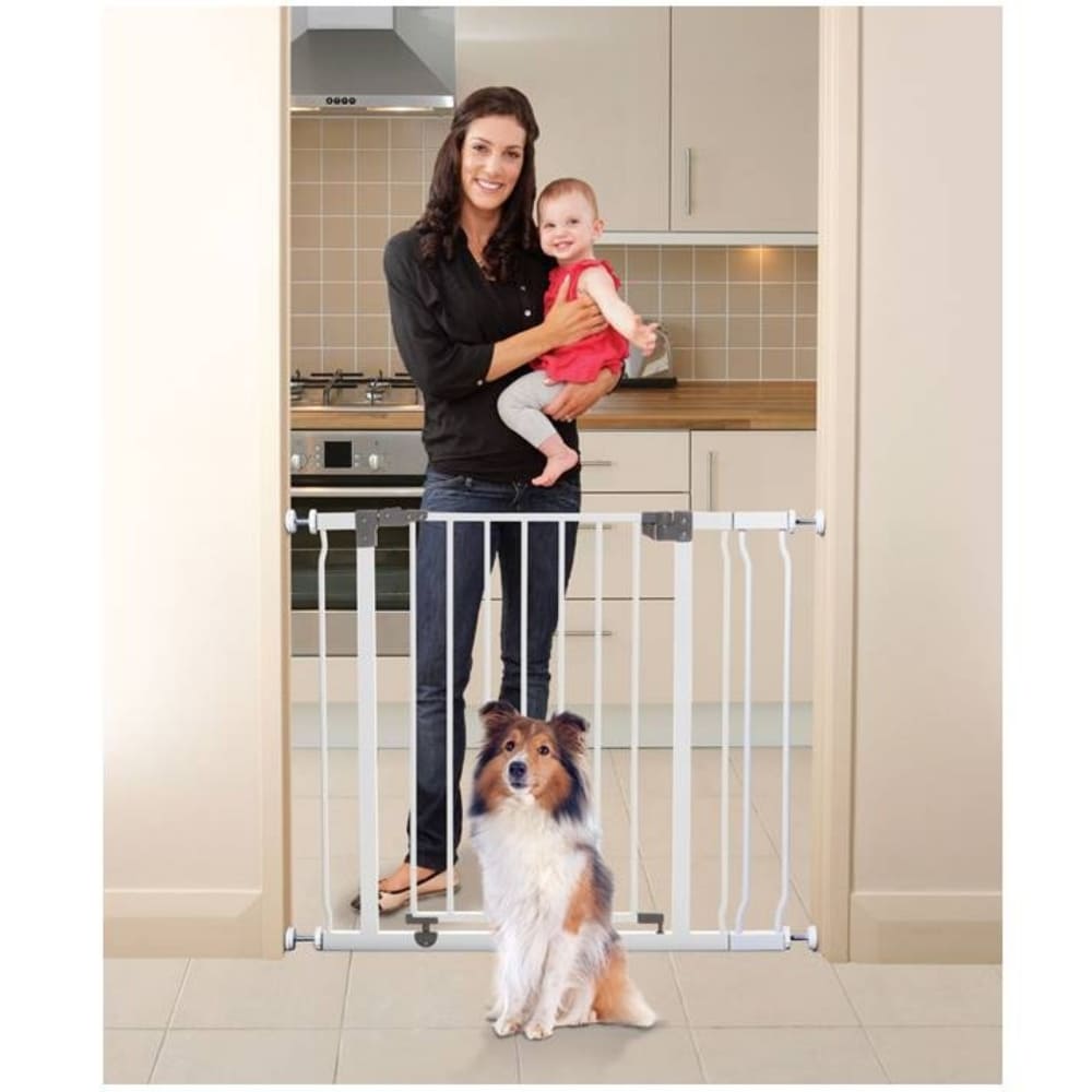 Reja de Seguridad Infantil Metálica Liberty Dreambaby 75cm-93 cm (incl. 1 extensión) Auto Close
