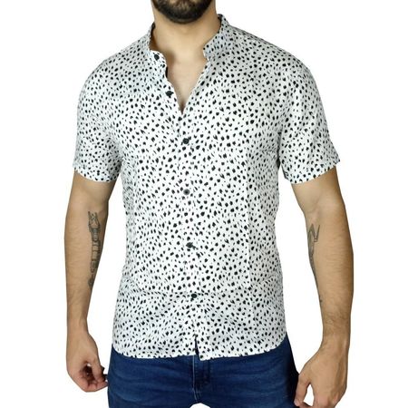 Camisa Moda Generico Atila Petalos 41562147 Blanco Talla S