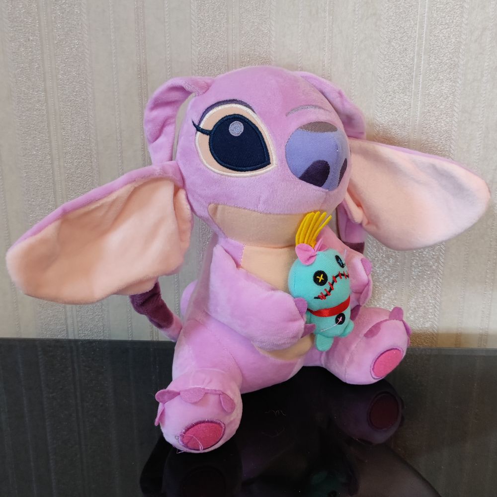 Peluche Stitch + Trapos Lilo y Stitch Rosado 25 Cm | plazaVea ...