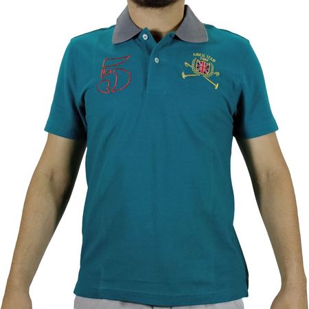 Polo Moda Generico Amici Verde Talla S