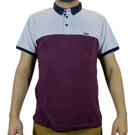 Polo Moda Generico Anonymus Guinda Talla M