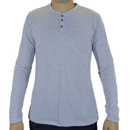 Polo Moda Generico New Denz Plomo Talla S