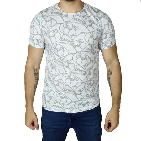 Polo Moda Generico Rift Cast Savage Blanco Talla XL