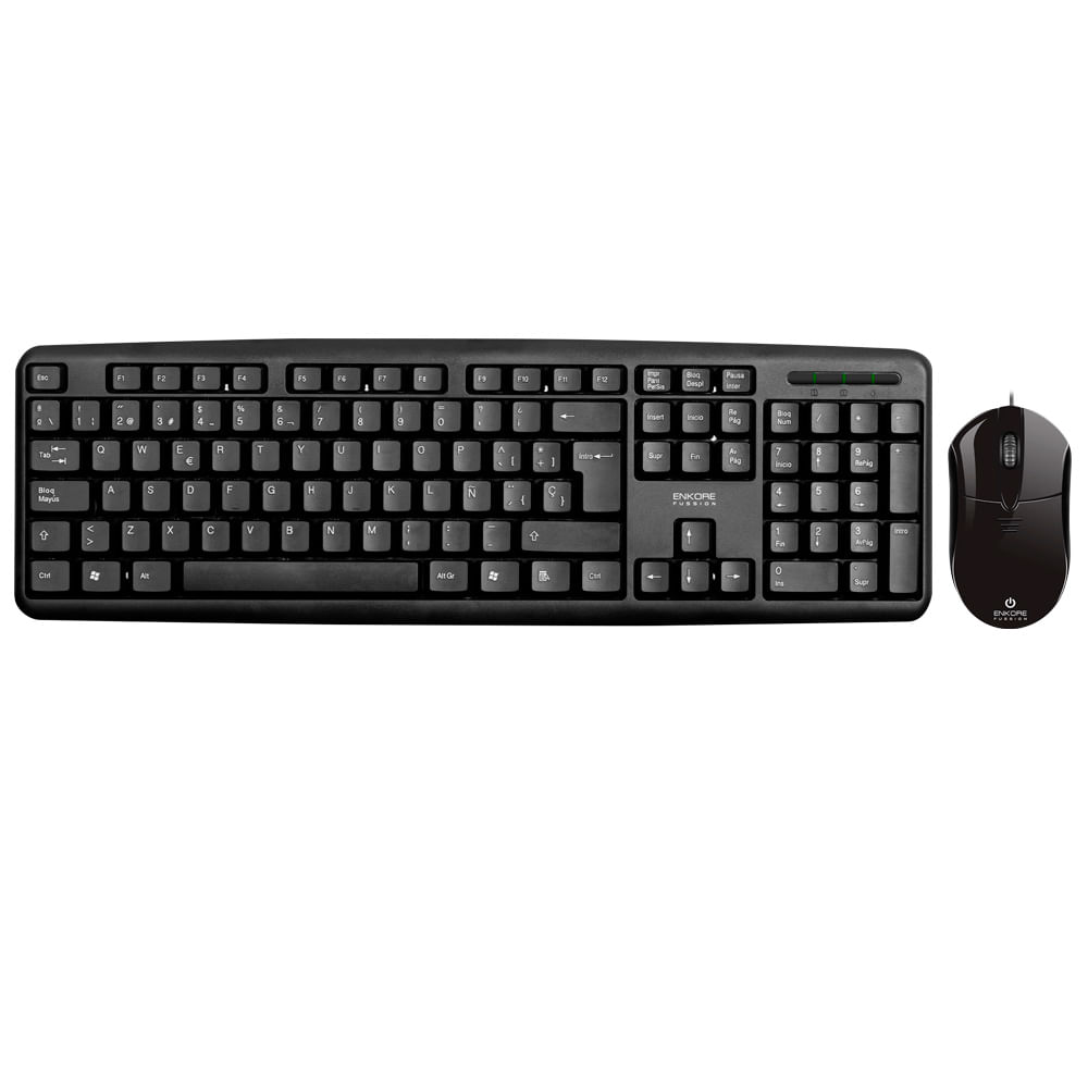 Teclado + Mouse MICRONICS Micrteclmouusb Cyb Entrada USB