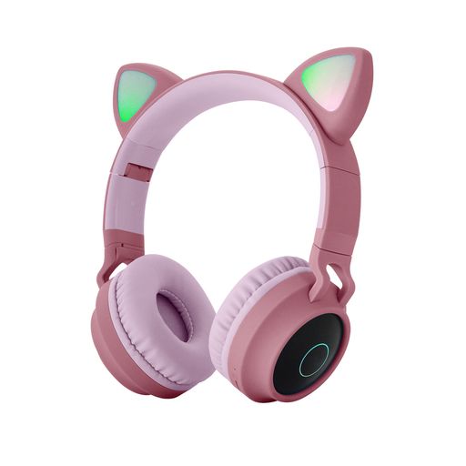 Auriculares De Oreja Gato Brillante Luces De Respiraci n De 7