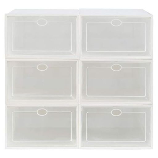 Set 4 Cajas Organizadoras de Zapato de Plastico