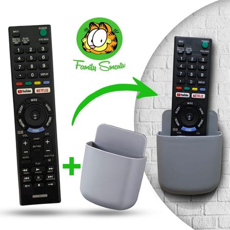 Control Remoto Generico Sony para Smart Tv + Soporte de pared multifuncional