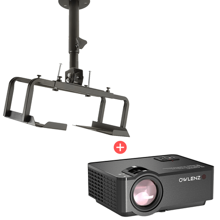 Proyector Multimedia Digital Owlenz Sd150 + Rack Metálico de Techo