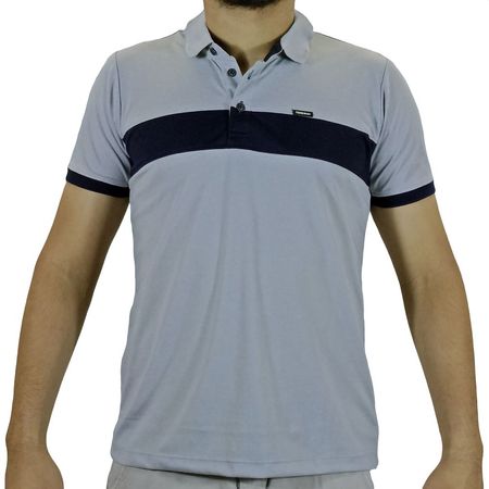 Polo Moda Generico Anonymus Plomo Talla S