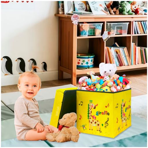 Puff infantil + Organizador de juguetes 