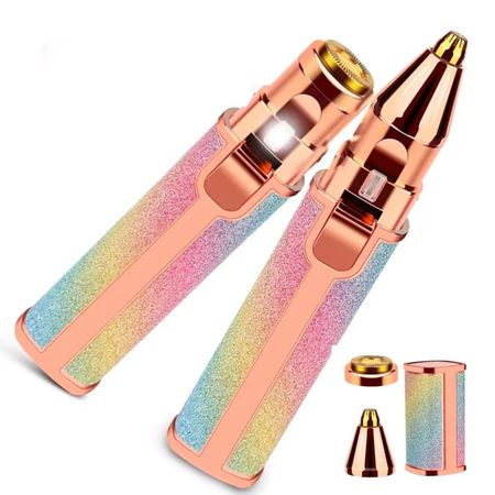 Depiladora de ceja y bozo facial 2 en 1