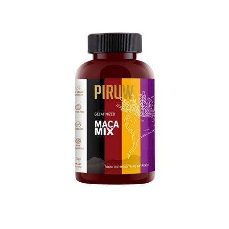 Maca Mix en cápsulas  Piruw x Cápsula, 100 cápsulas