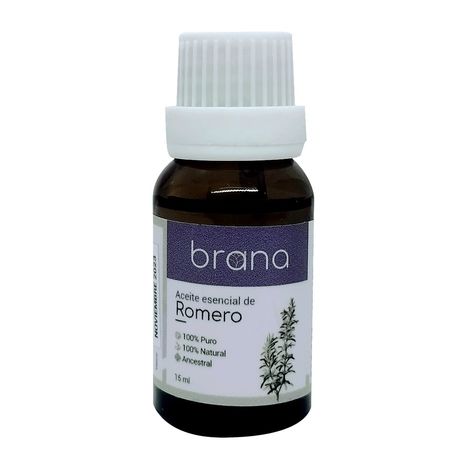 Aceite esencial de romero Brana x 15 ml