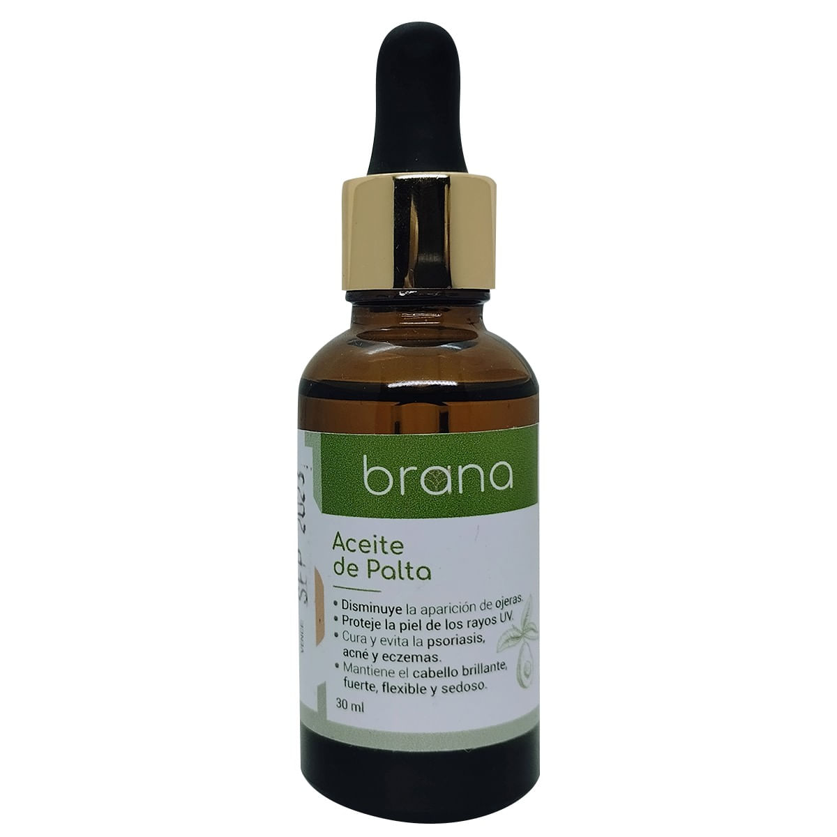 Aceite vegetal de Palta Brana x 30 ml
