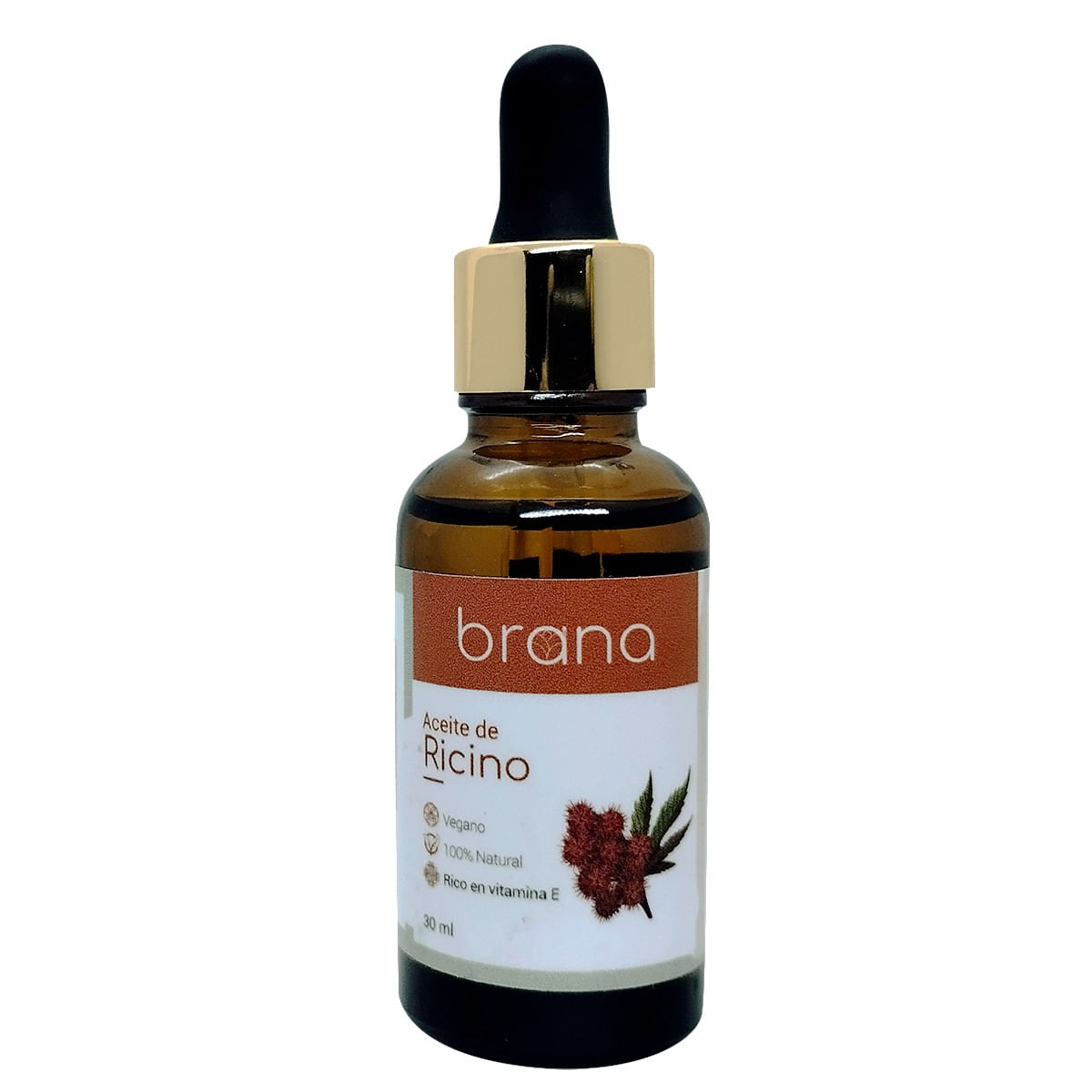 Aceite vegetal de Ricino Brana x 30 ml