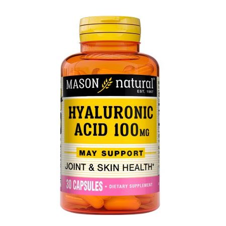 Ácido Hialurónico Mason Natural x Cápsula, 30 cápsulas