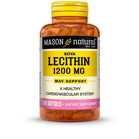 Lecitina de Soya Mason Natural x 100 cápsulas