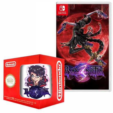 Bayonetta 3 Nintendo Switch + Taza