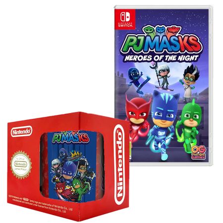 PJ Masks Heroes de la Noche Nintendo Switch + Taza