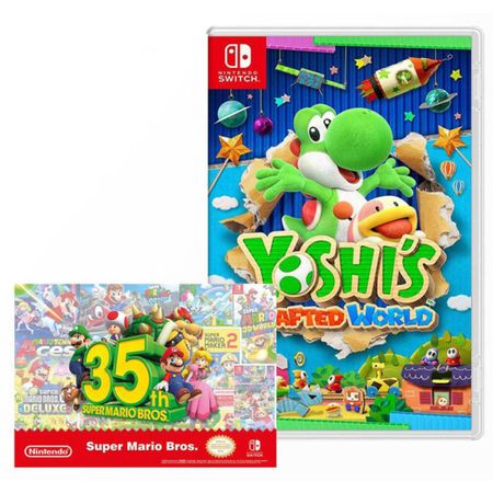 Yoshi’s crafted world Nintendo Switch y poster