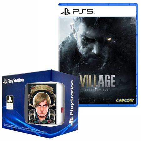 Resident evil village Playstation 5 + Taza Resident evil village y Taza Sony PS5