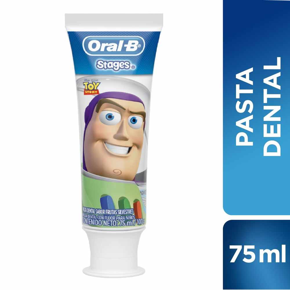 Crema Dental ORAL-B Stages Chicle Tubo 75ml | PlazaVea - Supermercado