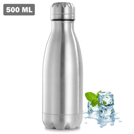 Botella de Agua Tomatodo de Acero Inoxidable 500ml J01 Plomo