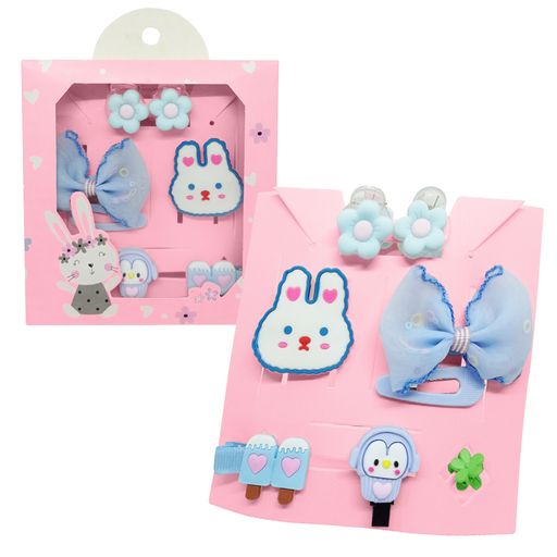 GENERICO Pack papelería kawaii para niños - celeste