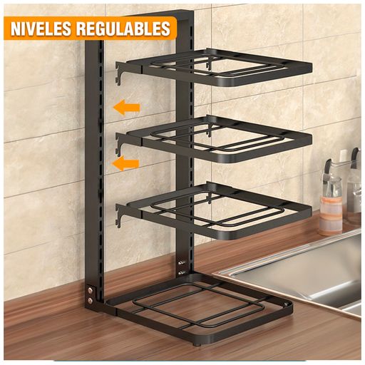 Estante Organizador de Condimentos de Cocina 2 Niveles MY6 I