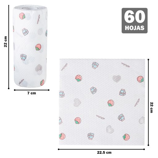 Estante Organizador de Cocina MY6 Y Papel Toalla Reutilizable X2