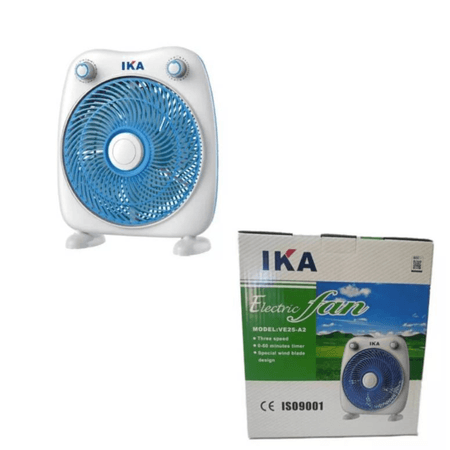 Ventilador Cuadrado Recirculador Ika 40 Watts