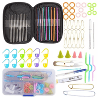 Kit de Ganchillo Aguja Importado Crochet Palitos Más Accesorios para Tejer Herramientas de Costura
