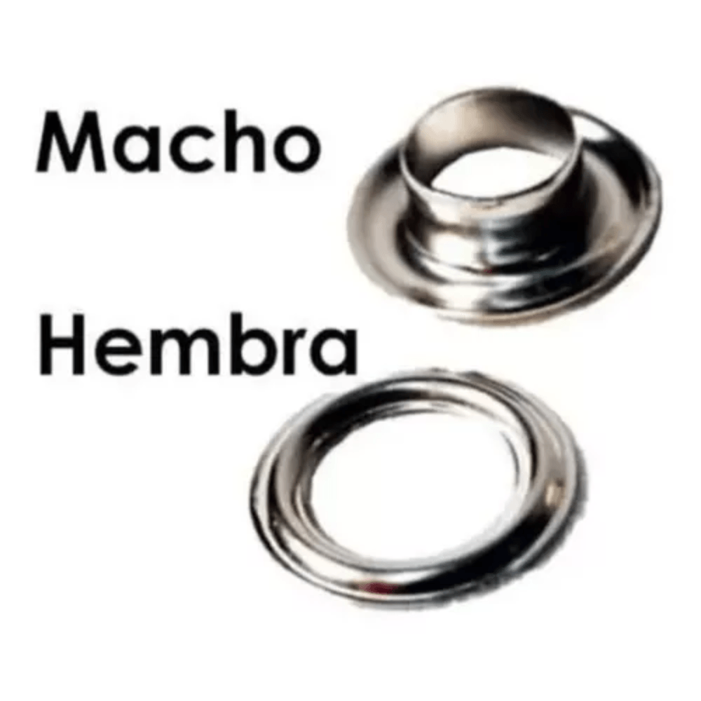 Ojales Ojalillo 12mm Nro 28 Acero Inoxidable por 1000 Piezas para Malla ...