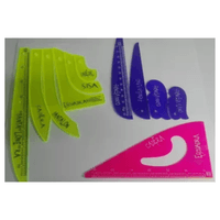 Mini Reglas Francesa Patronaje Modista Practicar En Cuaderno
