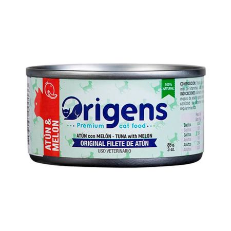 Comida húmeda para gatos Origens Filete de Atún & Melón 85 gr