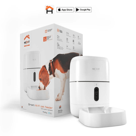 Dispensador De Alimento Nexxt Smart Wifi Para Mascotas