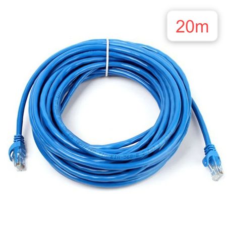 Cable Internet Red 30m Adaptador Rj45 CAT6 Ethernet UTP LAN Testeado